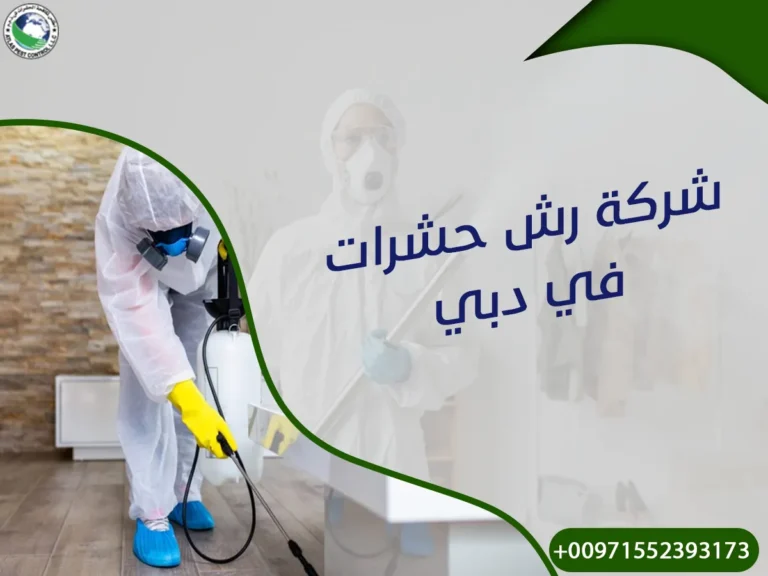 شركة رش حشرات في دبي