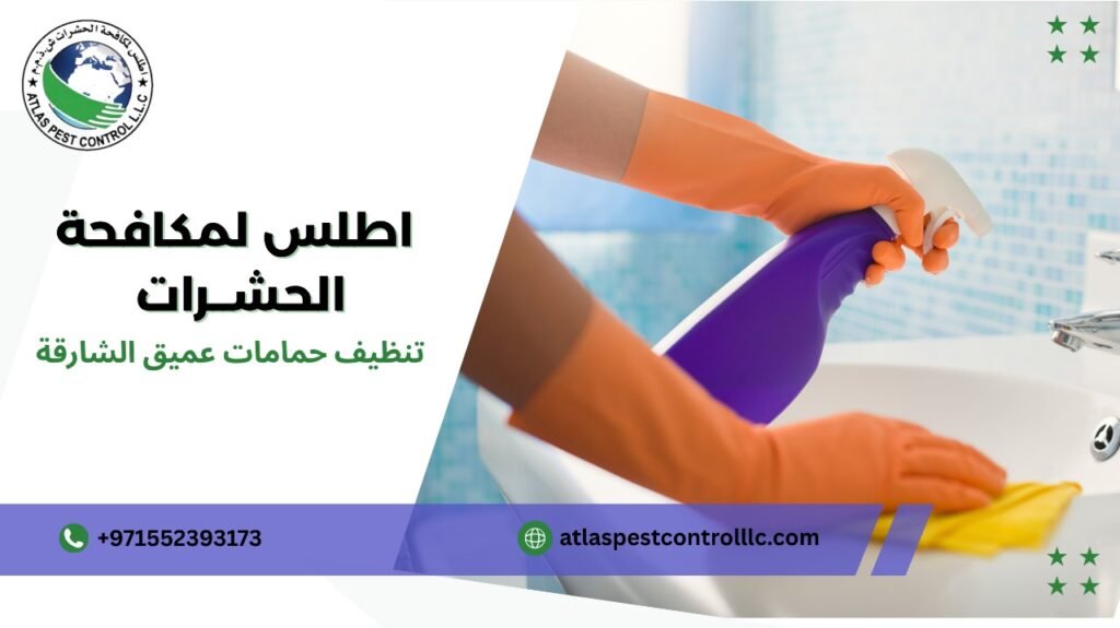 نصائح تنظيف حمامات عميق الشارقة