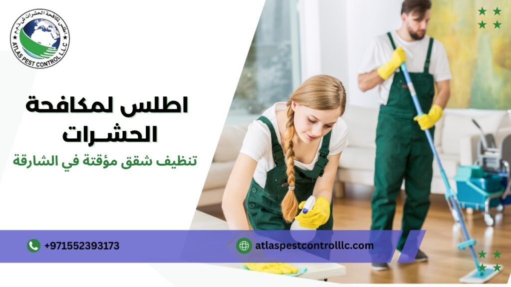 نصائح تنظيف شقق مؤقتة في الشارقة